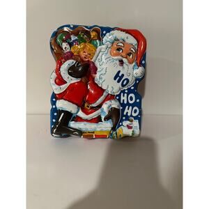 Vintage Ullman Co. Santa Claus 3d cookie or gift box Alice Marcel
